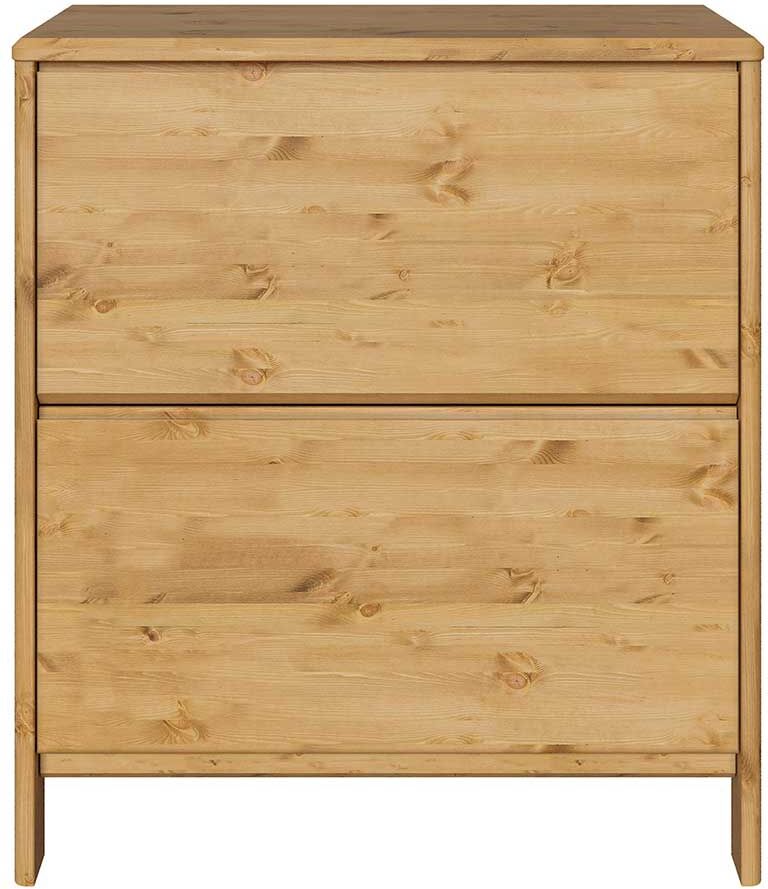 Pharao24.de Schuhschrank 82 cm breit Kiefer Massivholz