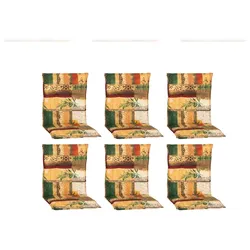 beo 6er Set - M409 Glasgow Niedriglehner, grün, gelb, beige,