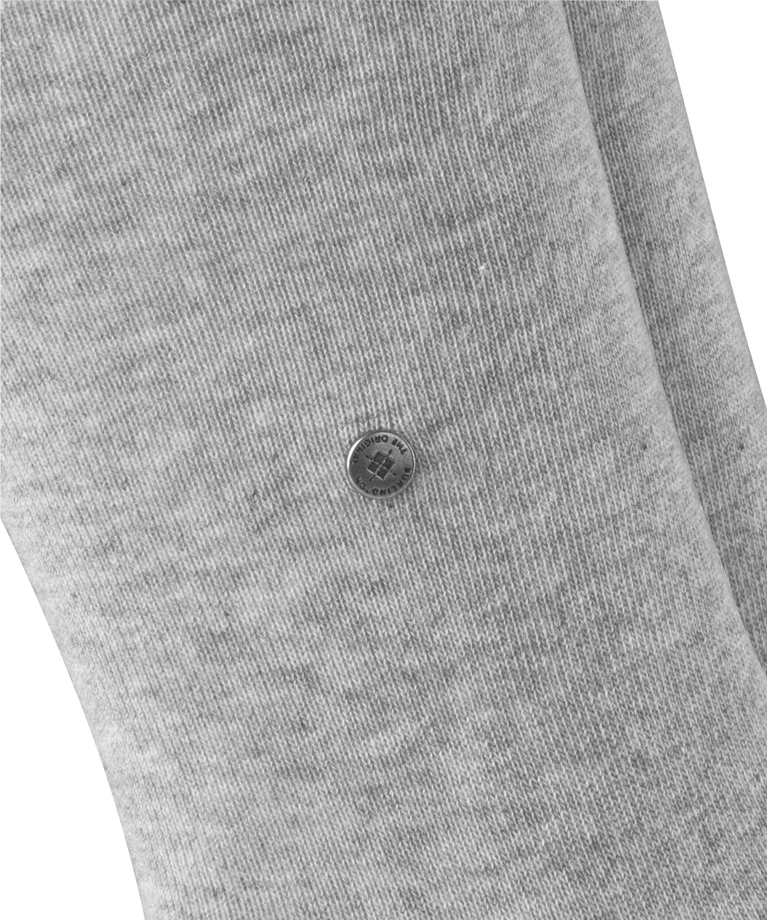 Socken BURLINGTON "Everyday", Herren, Gr. 40-46, grau (light grau), Baumwollmischung, unifarben, Socken Socken, Einheitsgrösse 40-46, unifarben, Burlington-Clip light grau 40-46