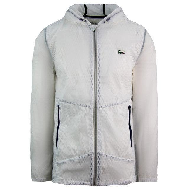 Lacoste Windbreaker Herren Weiße Jacke