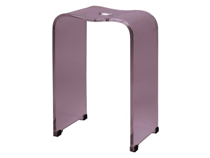 bremermann Duschhocker, lila, Kunststoff, Mauve, 32x48.5x27 cm, Badezimmer, Badezimmerausstattung, Badhocker & Duschhocker