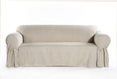 Classic Slipcovers Brushed Twill Loveseat Slipcover