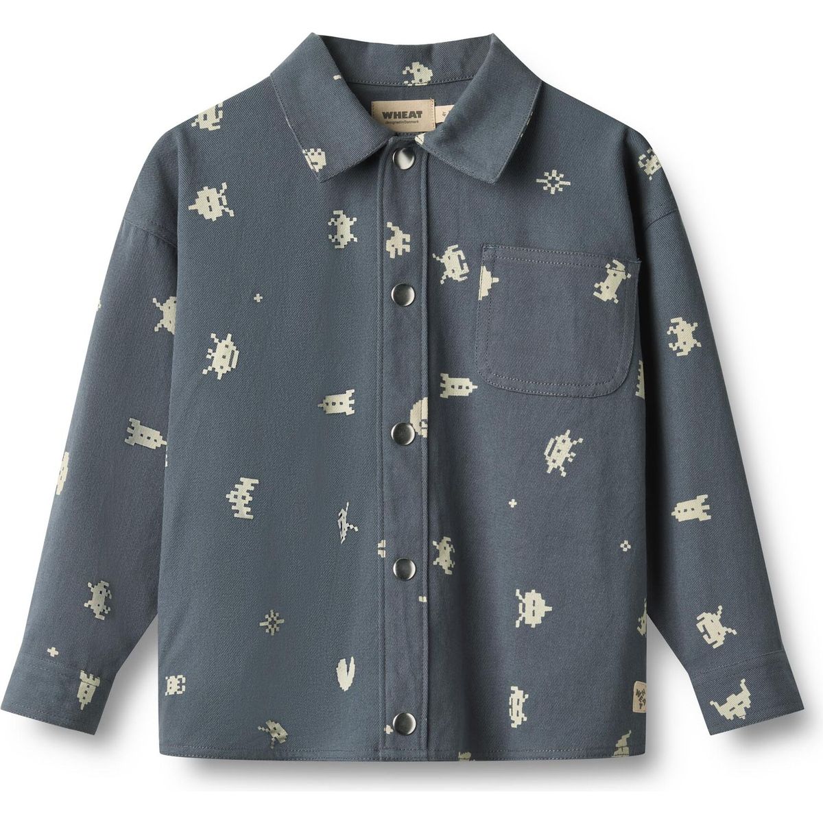 Wheat Overshirt Long Sleeve Marcel game over (9757) 104 2699-425-GOTS-9757-104/4y