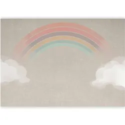 Artgeist, Tapete, Fototapete - Rainbow in the Rain (300 x 210 cm)