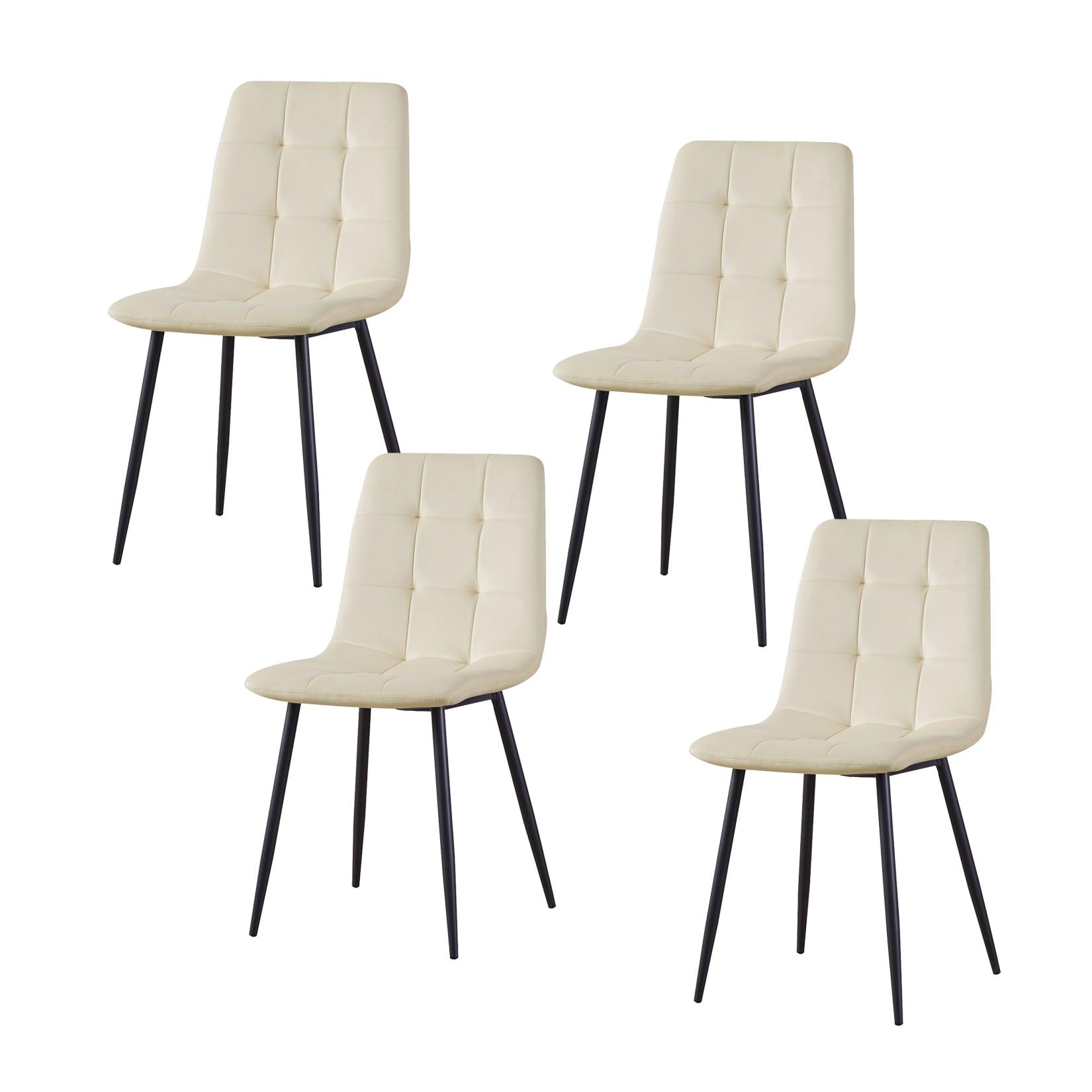 HTI-Living Stuhl Mesa Velvet Creme
