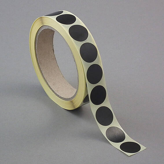 SPRINTIS Pastilles de marquage, 13 mm   noir, papier