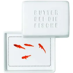 Butterdose klein Butter bei die Fische 11 x 9,5cm