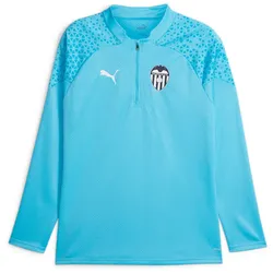 PUMA Valencia CF 1/4-Zip Trainings-Top Herren 18 - bright aqua S
