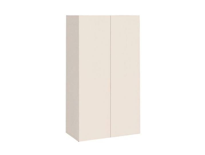 Meuble à chaussures 2 portes laqué Cachemire poudré - PAVEL