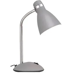 Orion, Tischlampe, LA 41187 grau Tischleuchte sandgestrahlt (E27)