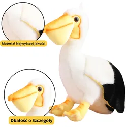 Plüsch Pelikan Vogel Plüschtier Maskottchen Kuscheltier 24cm