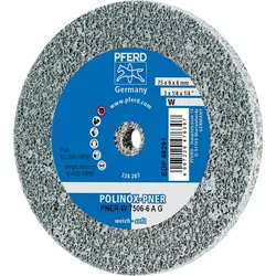 PFERD TOOLS POLINOX verpresstes Vlies-Rad PNER für Geradschleifer, Biegwellen und Schleifblöcke - 44691621