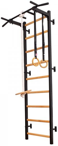 BenchK 700 Black + Steel Pull Up Bar + Gymnastics Accs