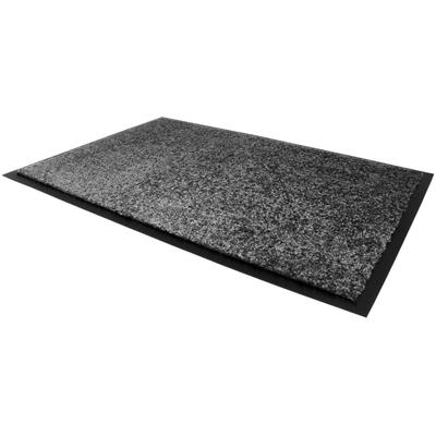 Fußmatte "Schmutzfangmatte CLEAN PRO, Made in Belgium", grau (anthrazit), B:40cm H:8mm L:60cm, Polyamid, PRIMAFLOR-IDEEN IN TEXTIL, Teppiche, Fußmatte, Uni-Farben, UV-beständig, strapazierfähig, waschbar