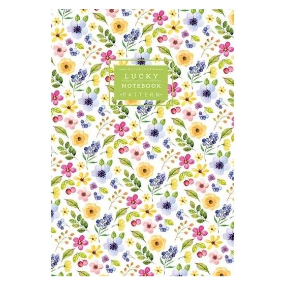 Fresh Dekoratives Notizbuch 64 Seiten Linie Blumen grün (Liniert) (486566)