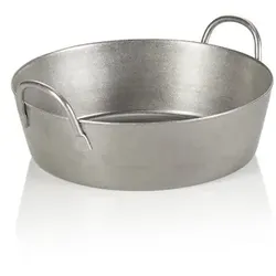 18x Mini Paella Pfanne STEEL & STYLE HERITAGE, Ø 10 cm, 150 ml, Chromnickelstahl 18/8