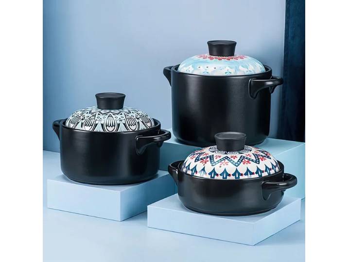Casserole en céramique pour soupe et Leurs oût, casserole, cuisinière à induction, poêle de style coréen, ustensiles de cuisine à gaz, fournitures de cuisine pour la maison