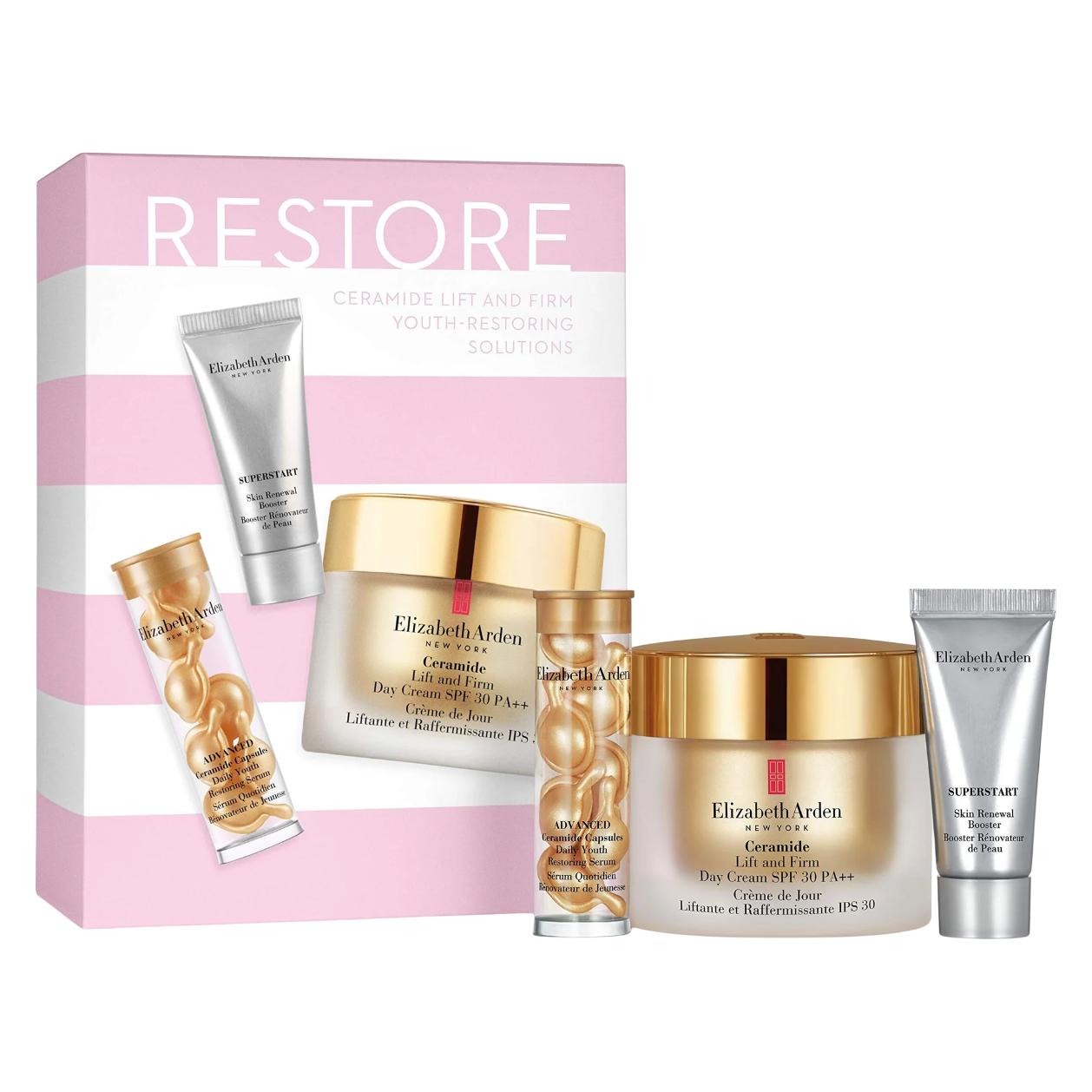 Elizabeth Arden Crema Idratante Rigenerante Superstart con Siero Ceramide e Capsule di Ceramide Avanzate (Gesichtspflege Set) (53475355)
