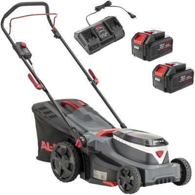 Akkurasenmäher AL-KO "38.6 Li COMFORT SET", grau, B:44,5cm H:38,4cm T:75cm, Rasenmäher