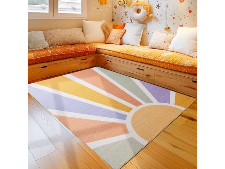 Teppium Tapis enfant tapis de chambre de bébé multicolore 160x230 cm tapis chambre enfant tapis chambre bébé