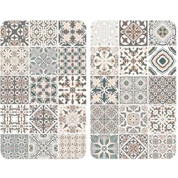 Herdabdeckplattenset KACHEL (BHT 30x5,50x52 cm) - BHT 30x5,50x52 cm
