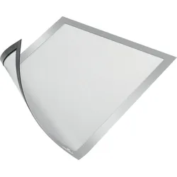 DURABLE 486923 - Info-Rahmen, A4, magnetisch, silber, 5 Stück