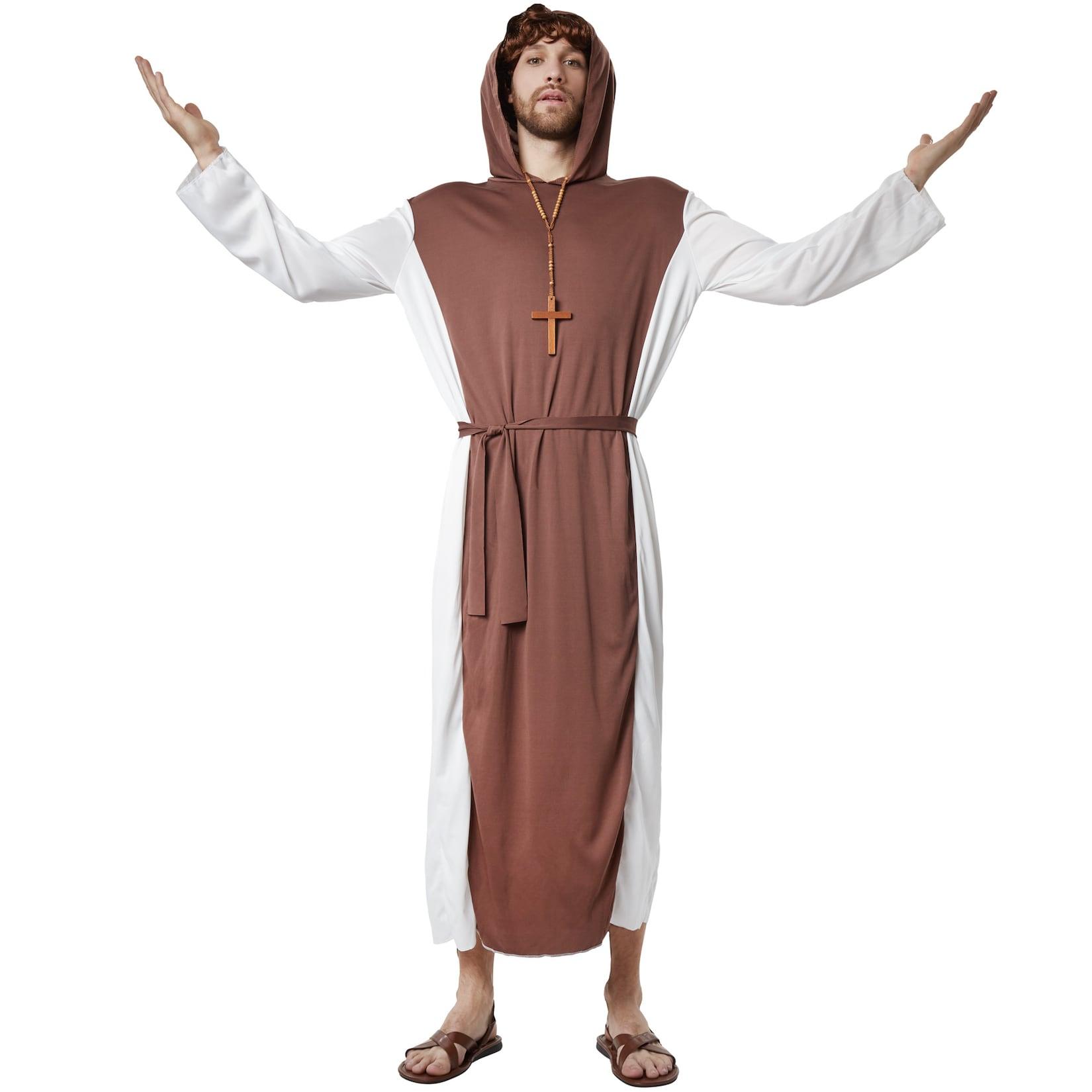 tectake® Herrenkostüm Frommer Klosterbruder