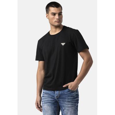 T-Shirt CIPO & BAXX "CT823", Herren, Gr. S, schwarz, 100% Baumwolle, unifarben, regular fit, Rundhals, Shirts T-Shirt, Digitaldruck