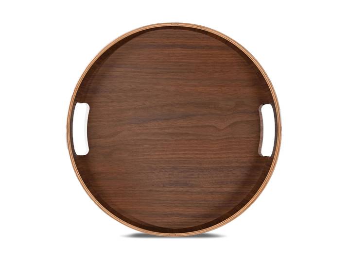 Sagaform Plateau rond Hanna Ø35 cm Marron foncé
