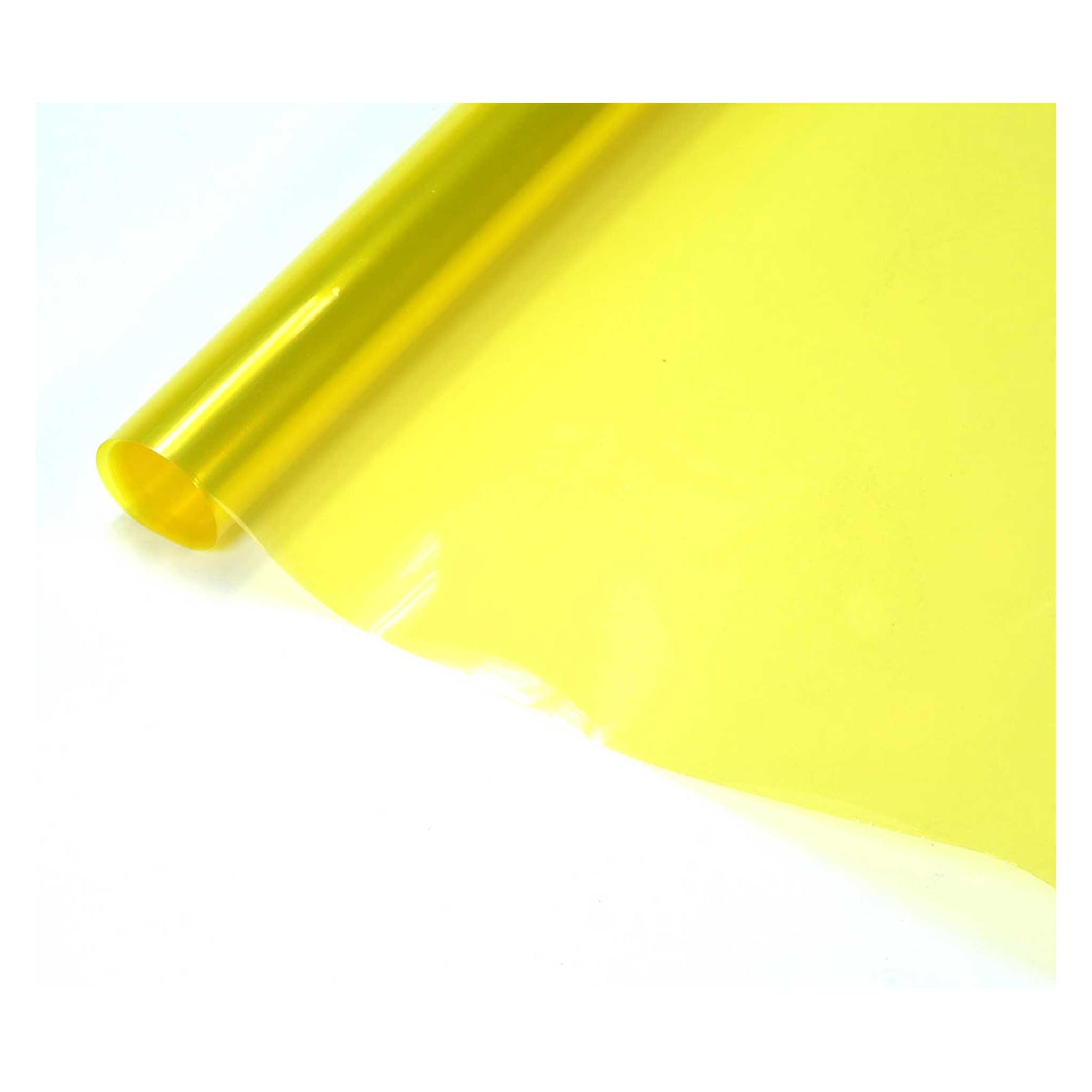 Planet-Hobby Bügelfolie Transparent Lemon Gelb 5 Meter (LS-MP-03-008-5m)