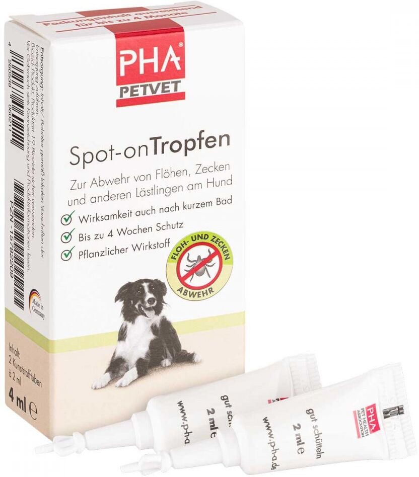 Pha Spot-on Tropfen für Hunde 2X2ml