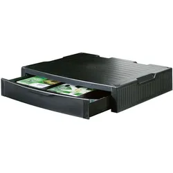 HAN Monitorständer 1 Schublade geschlossen schwarz.