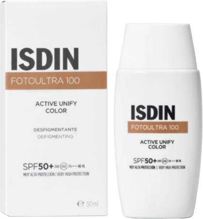 Isdin Fotoultra 100 Active Unify Color SPF50+ 50 ml