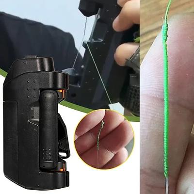 Elektrischer Köder GT-Knotter, professionelles Angelwerkzeug, tragbare Vorfachschnur, PE-Schnur, elektrisches automatisches Knotenbindegerät, Zubehör für Angler im Freien, Meer, Fluss, See