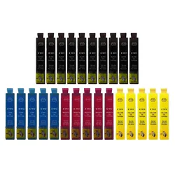 25 kompatible XL-Druckerpatronen wie Epson T1811, T1812, T1813, T1814, T18XL, 18XL