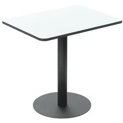 meet Bistrotisch melamin Platte »Mezzo« rechteckig 80 x 60 cm weiβ, 80x75x60 cm