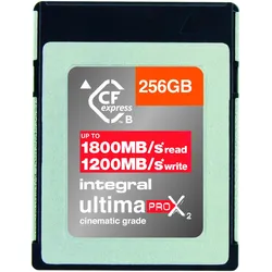 Integral UltimaPro X2 (256 GB, CFexpress), Speicherkarte, Schwarz