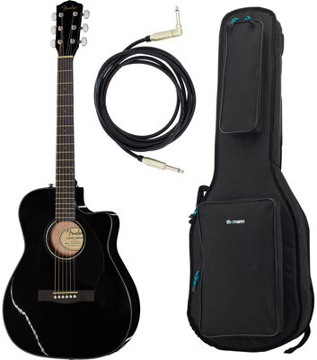 Fender CC-60SCE Blk WN m/Bag Noir