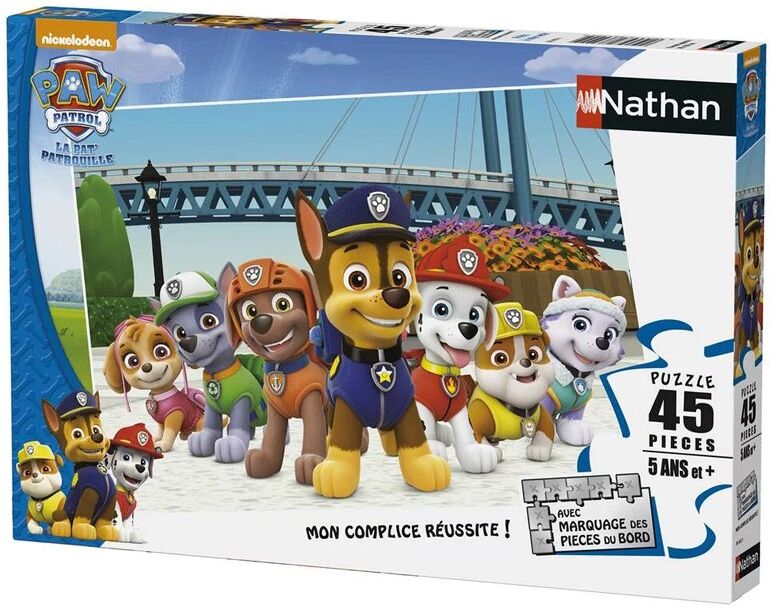 Nathan Puzzle 45 p Prêts à intervenir - Pat'Patrouille