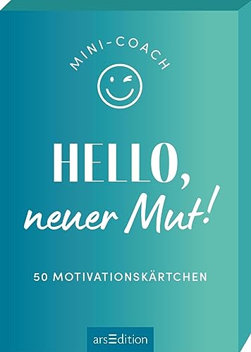 Mini-Coach. Hello, neuer Mut!: 50 Motivationskärtchen Hochwertige Kartenbox mit Impulsen für mehr Mut und Selbstvertrauen - Preis vom 30.09.2026 09:01:18 h