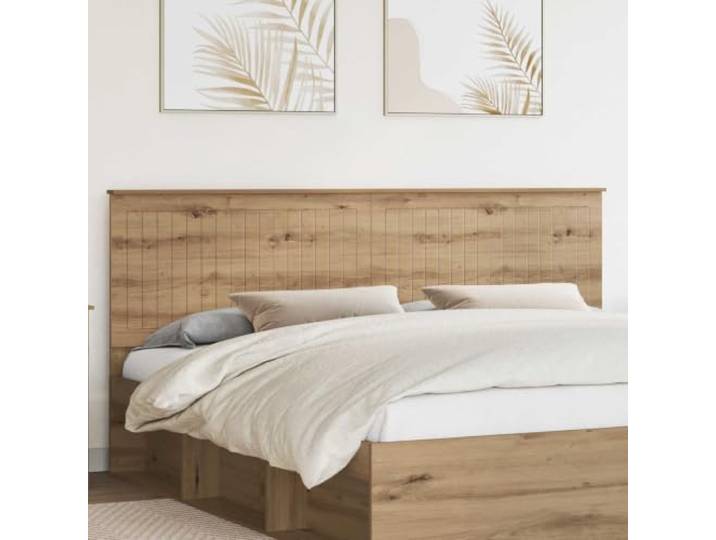 Moderne Holz-Kopfteil 200 cm aus Holzwerkstoff, minimalistisches Design, einfache Reinigung, solide Rückenstütze, Montage zu zwei.