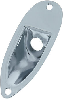 Harley Benton Parts Jack Plate Chrome ST Chrom
