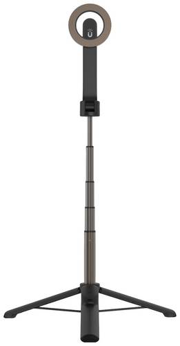 FIXED FIXSN-M-BK Selfie Stick Schwarz Bluetooth, Integriertes Stativ