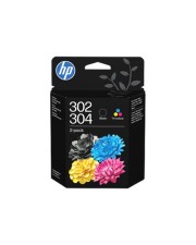 HP 302/304 Tri-color/Black Ink Cartridge Tintenpatrone Schwarz (B82L1AE#LS1)