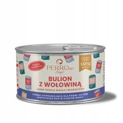 PERROland Suppen Rehydrationsbrühe für Hunde und Katzen, Rind, 140 g