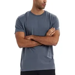 Resteröds Bamboo Crew Neck Dunkelgrau Medium Herren