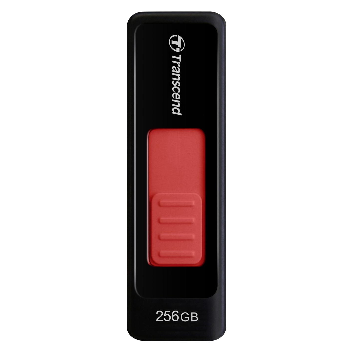 Transcend USB-Stick 256GB JetFlash USB3.1,Pen Drive,Capless,black (256 GB, USB-A) (TS256GJF760)