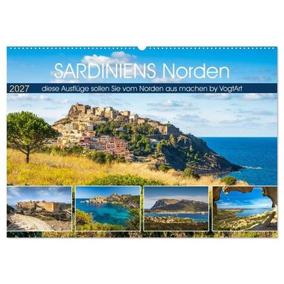 Sardiniens Norden (Wandkalender 2027 DIN A2 quer), CALVENDO Monatskalender