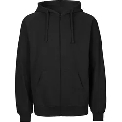 Neutral Herren Bio Kapuzen Sweatjacke O63301 black 3XL