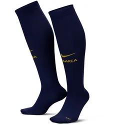 NIKE FC Barcelona Fast Torwart Heim-Stutzenstrümpfe 498 - blackened blue/mineral yellow 38-42